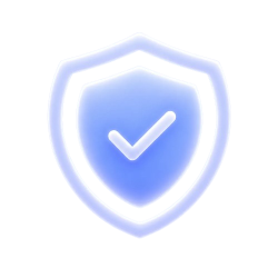 security shield icon showing active protection from monitored cameras
